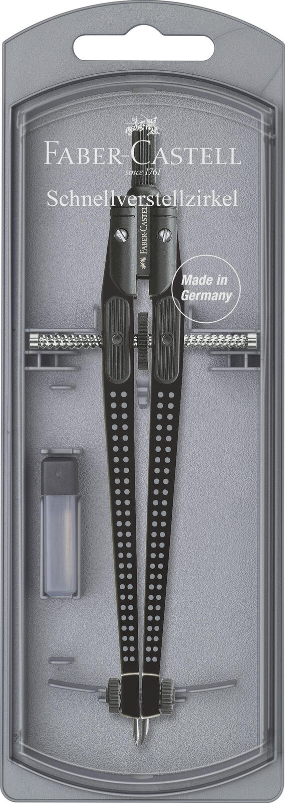 FABER-CASTELL Zirkel Grip 2001 schwarz FABER-CASTELL Zirkel Grip 2001 schwarz